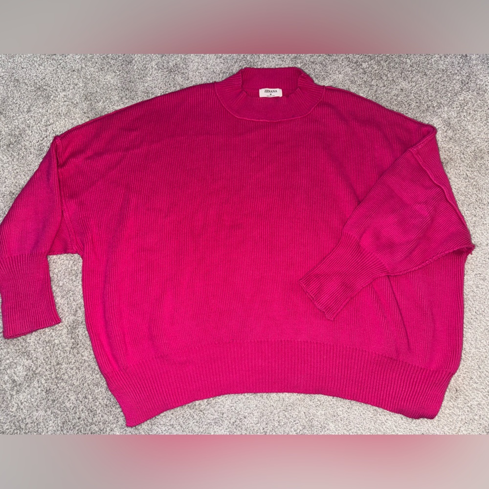 Zenana Boutique purchase oversized pink sweater